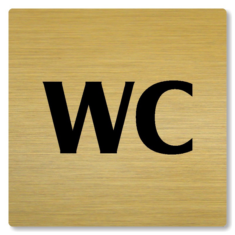 WC, 148x148mm, zlatá, Nevada